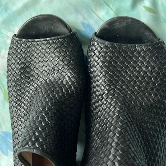 Marsell Woven Peeptoe Heeled Mules - 37 - Picture 4 of 14